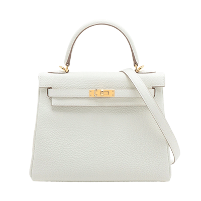 エルメス ケリー25 トゴ マッシュルーム ゴールド