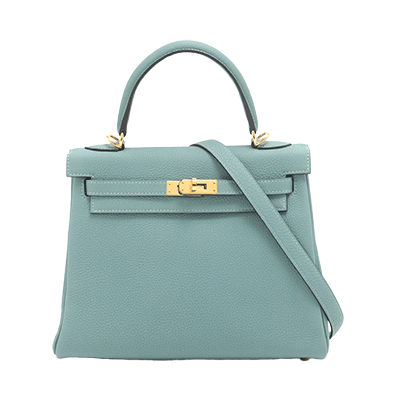 エルメス ケリー25 トゴ シエル ゴールド
