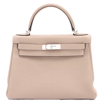 エルメス ケリー28 トリヨンクレマンス トゥルティエールグレー シルバー