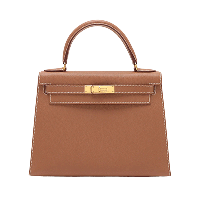 エルメス ケリー28 トゴ ゴールド シルバー