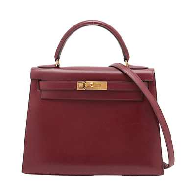 エルメス ケリー28 トワルアッシュ×ヴォースイフト ブルーノール シルバー