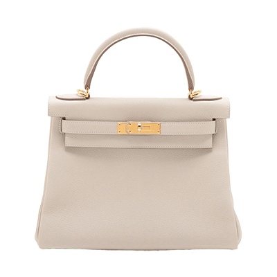エルメス ケリー28 トゴ クレ ゴールド