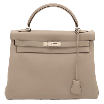 エルメス ケリー32 トゴ グリムエット シルバー