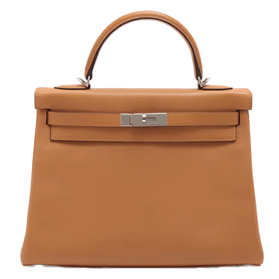 エルメス ケリー32 トリヨンノビーヨ アプリコット シルバー