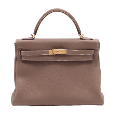 エルメス ケリー32 トゴ エトゥープ ゴールド