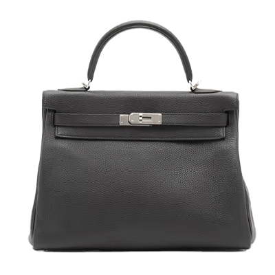 エルメス ケリー32 トゴ ブラック シルバー