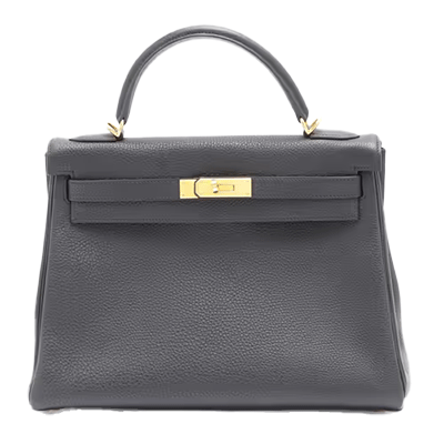 エルメス ケリー32 トゴ ブラック ゴールド