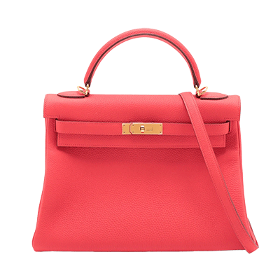 エルメス ケリー32 トゴ カプシーヌ ゴールド