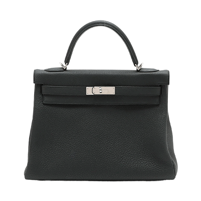 エルメス ケリー32 トゴ ブラック シルバー