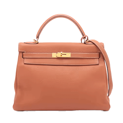 エルメス ケリー32 トゴ コニャック ゴールド