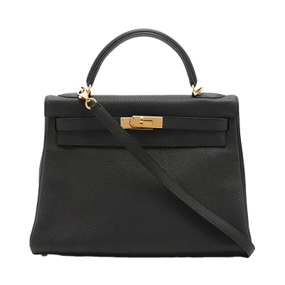 エルメス ケリー32 トゴ ブラック ゴールド