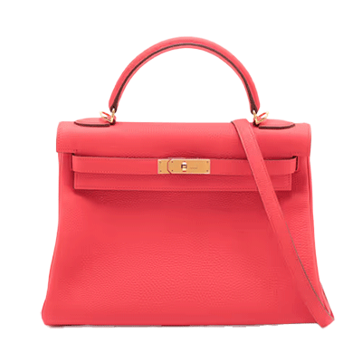 エルメス ケリー32 トゴ カプシーヌ ゴールド
