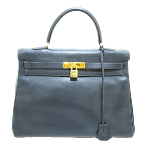 エルメス ケリー35 ダークネイビー クシュベル