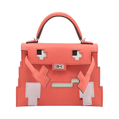 エルメス ケリードールピクト ヴォーエプソン ローズテキサス