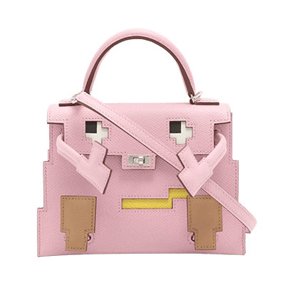 エルメス ケリードールピクト ヴォーエプソン モーヴシルベストル