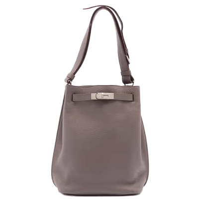 エルメス ソーケリー22 トゴ エタン シルバー