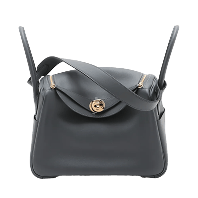 エルメス リンディ26 ヴェルソ ヴォースイフト グリミスティxブラック ゴールド