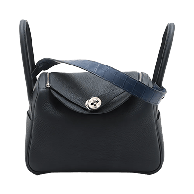 エルメス リンディ26 タッチ トリヨンクレマンスxニロティカス ブルーニュイ シルバー