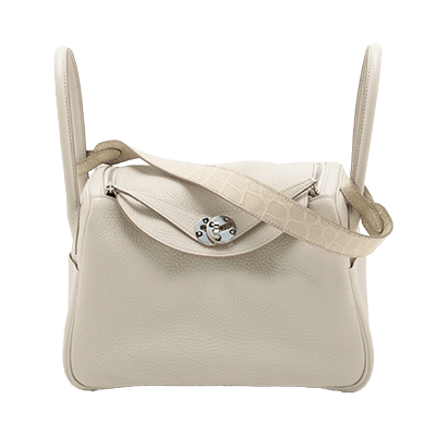 エルメス リンディ26 タッチ トリヨンクレマンス×ニロティカスマット クレ×ベトン シルバー