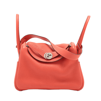 エルメス リンディ26 トリヨンクレマンス ルージュピヴォワンヌ シルバー