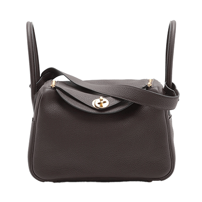 エルメス リンディ26 トリヨンクレマンス ショコラ ゴールド