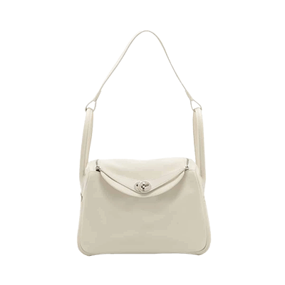 エルメス リンディ26 エバーカラー ホワイト シルバー