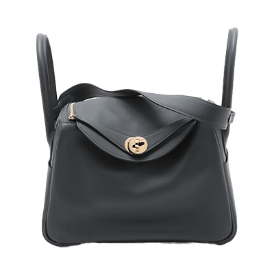 エルメス リンディ26 ヴェルソ ヴォースイフト グリミスティxブラック ゴールド