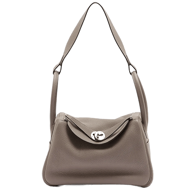 エルメス リンディ26 トリヨンクレマンス 2WAYショルダーバッグ エトゥープ シルバー