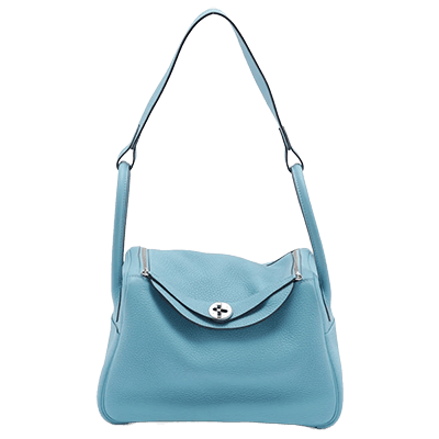 エルメス リンディ26 トリヨンクレマンス ブルーノール シルバー