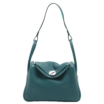 エルメス リンディ26 ヴェルソ トリヨンクレマンス コルヴェール×ターコイズ シルバー