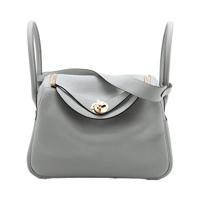 エルメス リンディ26 トリヨンクレマンス ブルーペール ゴールド