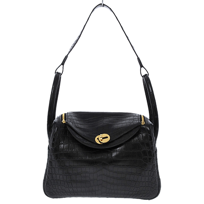 エルメス リンディ26 黒 ニロティカスマット