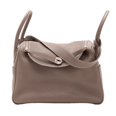 エルメス リンディ26 トリヨンクレマンス エトゥープ シルバー