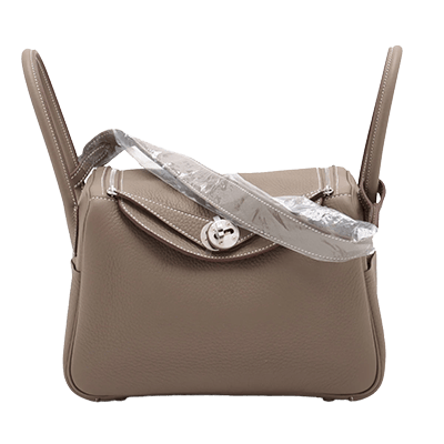 エルメス リンディ26 トリヨンクレマンス エトゥープ シルバー