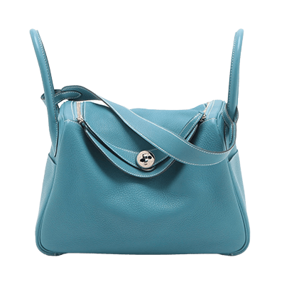 エルメス リンディ30 トリヨンクレマンス ブルージーン シルバー