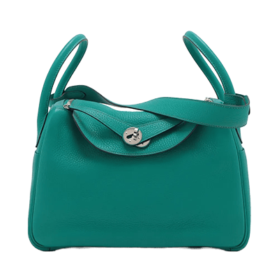 エルメス リンディ30 トリヨンクレマンス ターコイズ シルバー