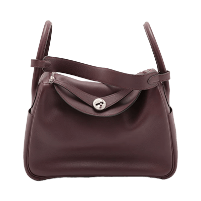 エルメス リンディ30 エバーカラー ボルドー シルバー