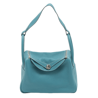 エルメス リンディ30 トリヨンクレマンス ブルージーン シルバー