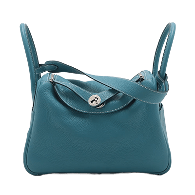 エルメス リンディ30 トリヨンクレマンス ブルージーン シルバー