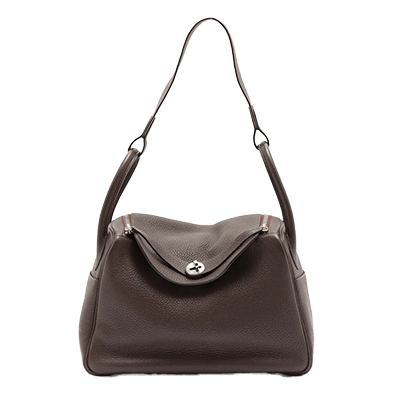 エルメス リンディ30 トリヨンクレマンス ショコラ シルバー