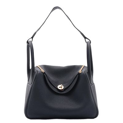 エルメス リンディ30 トリヨンクレマンス ブルーニュイ ゴールド