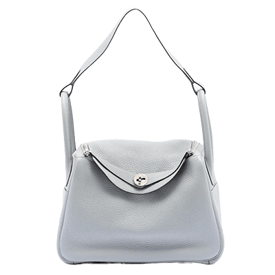 エルメス リンディ30 トリヨンクレマンス ブルーグラシエ シルバー