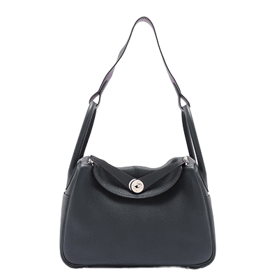 エルメス リンディ30 トリヨンクレマンス ブルーオブスキュール×ウルトラバイオレット シルバー