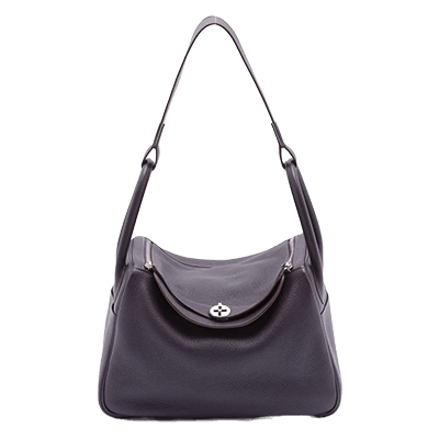 エルメス リンディ30 トリヨンクレマンス ハンドバッグ レザン シルバー