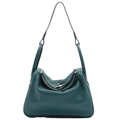 エルメス リンディ30 ヴォースイフト ブルーイズミール シルバー