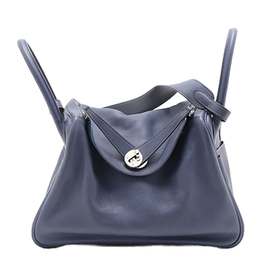 エルメス リンディ30 ヴェルソ スイフト ブルーアンクル×ブルーゼリージュ シルバー