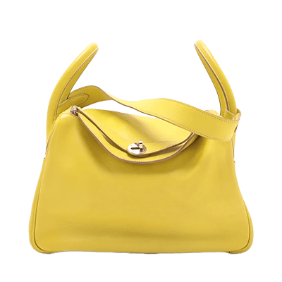 エルメス リンディ30 ヴォースイフト ライム シルバー