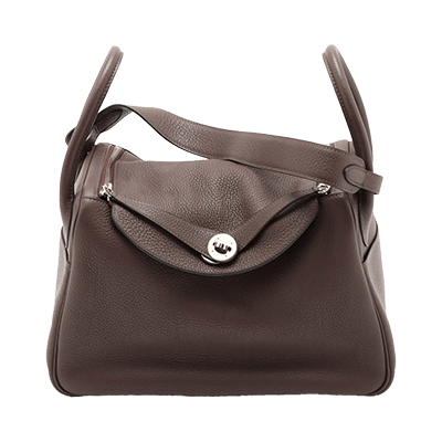 エルメス リンディ30 トリヨンクレマンス ショコラ シルバー