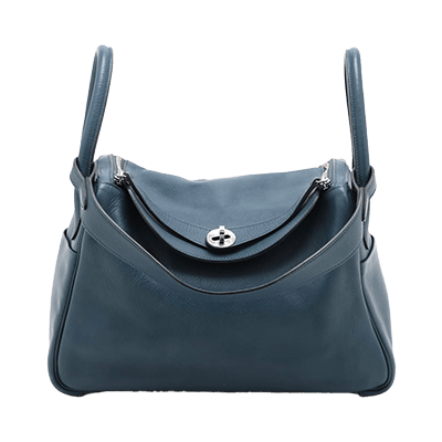 エルメス リンディ30 エバーカラー ブルードマルト シルバー