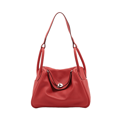 エルメス リンディ30 エバーカラー ルージュカザック シルバー